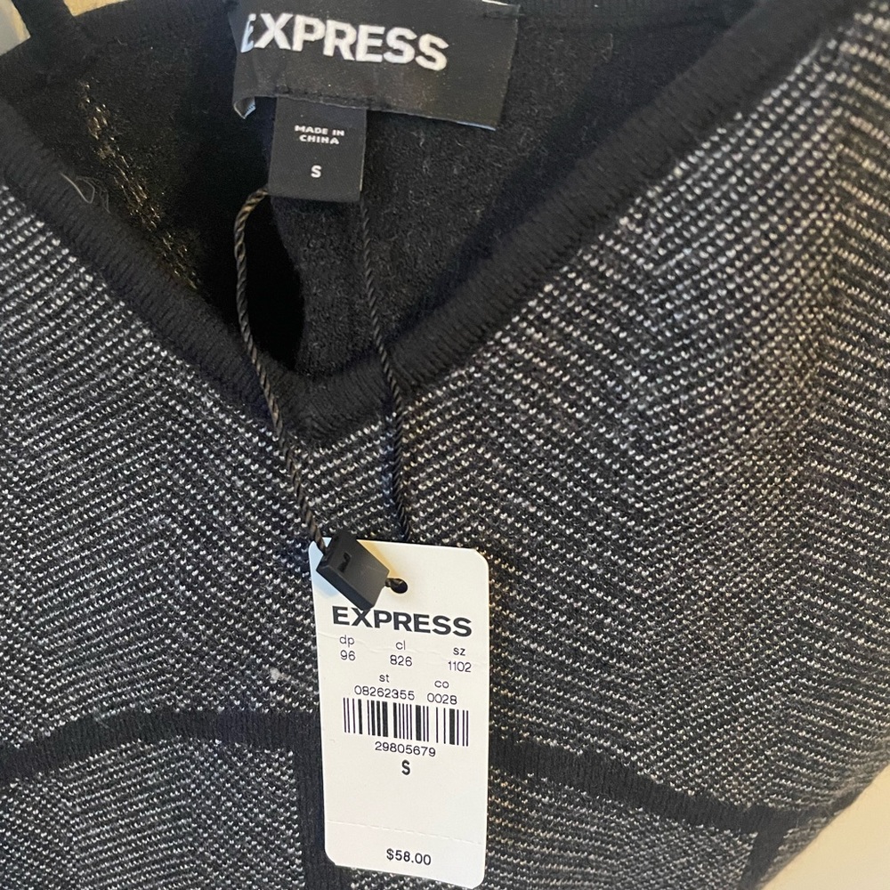 Express sweater crop top, new with tags